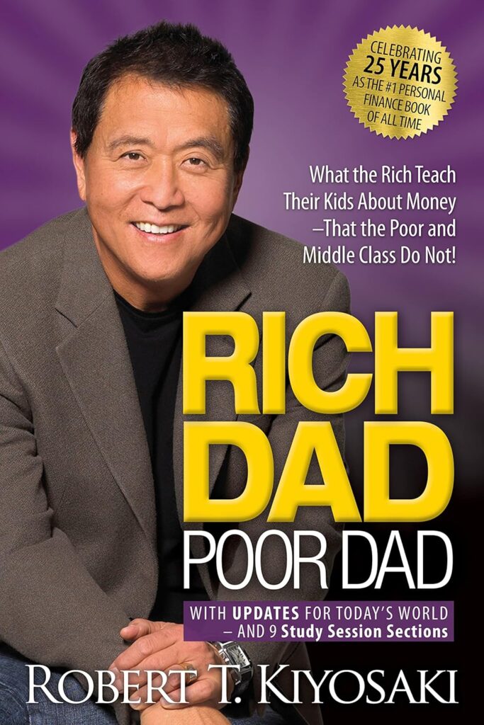 Rich Dad, Poor Dad by Robert Kiyosaki- Book Cover