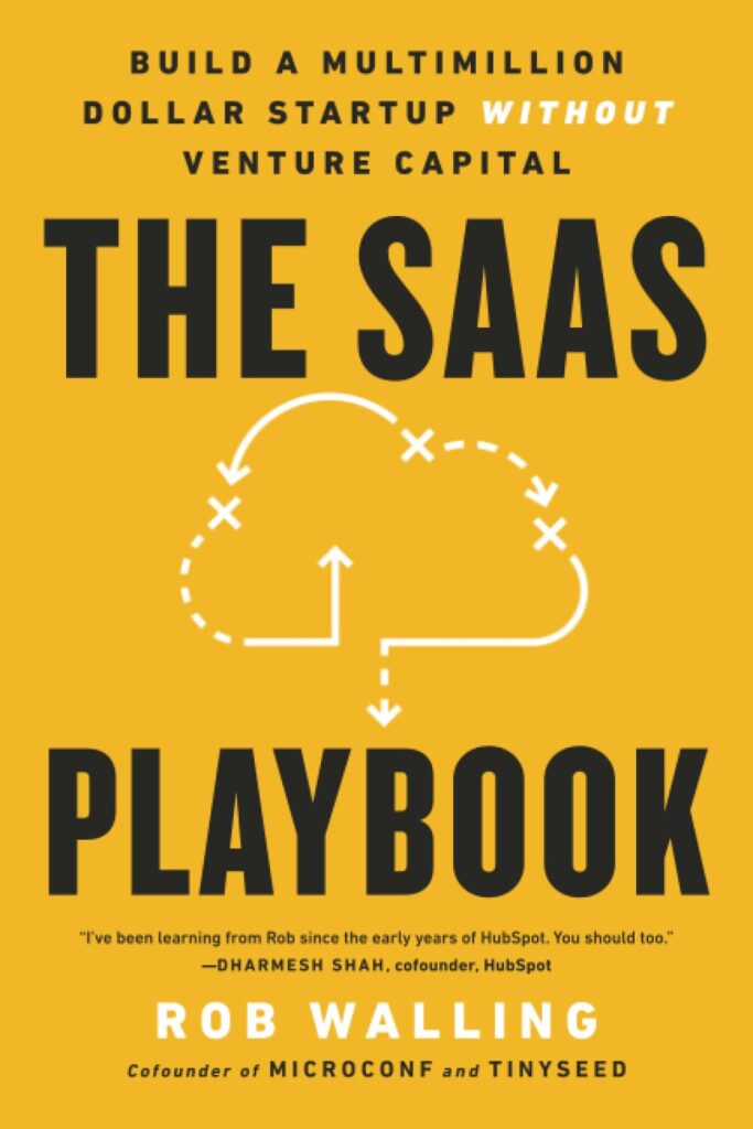 The SaaS Playbook by Rob Walling- Book Cover