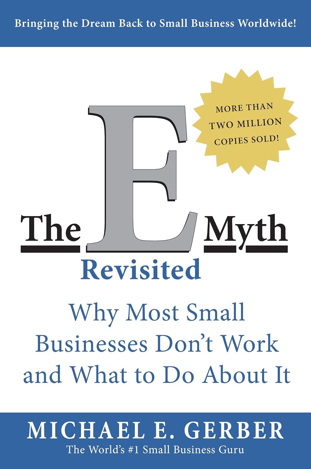 The E-Myth Revisited by Michael Gerber- Book Cover