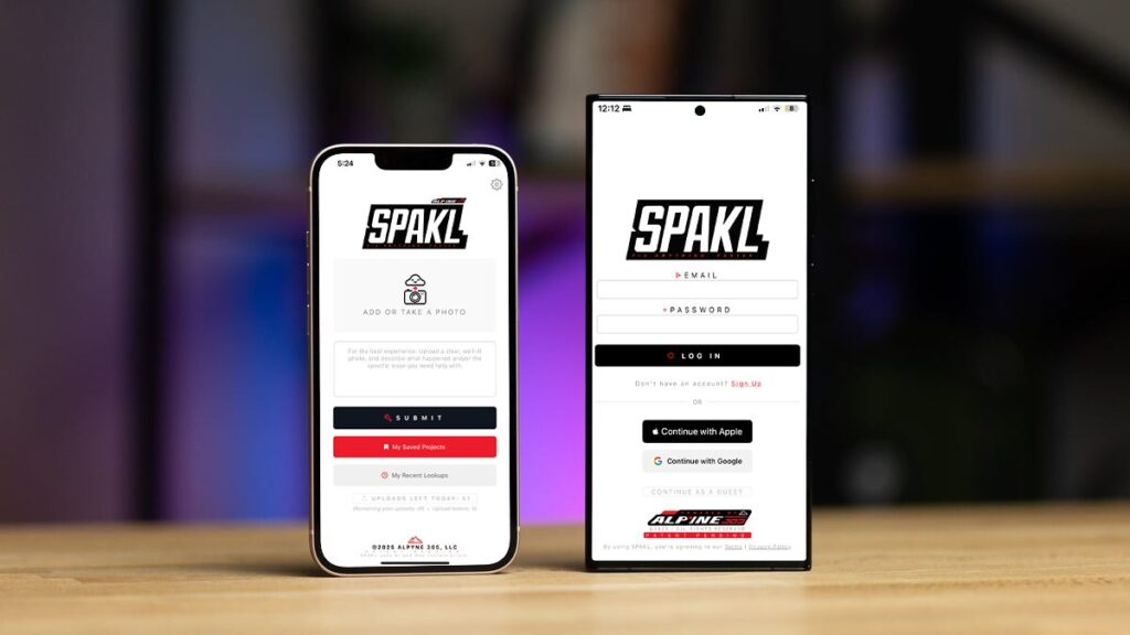 SPAKL preview iphone and android