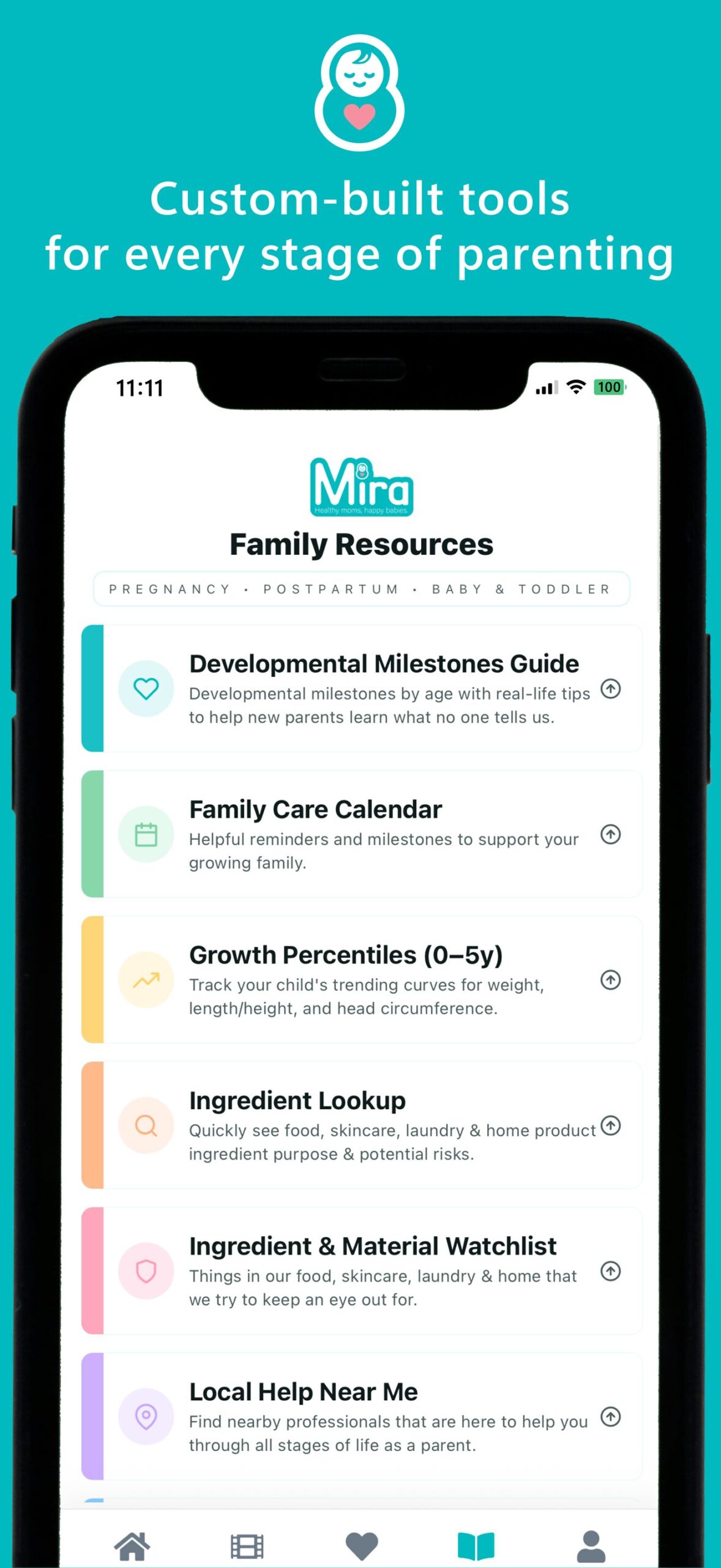 Mira Mom & Baby Product Scan Alpyne 365 iOS & Android