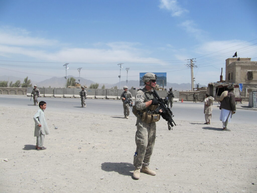 John Boarman- OEF- Afghanistan- ANP Checkpoint Kandahar Province 2010
